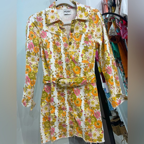 Show Me Your MuMu Dresses & Skirts - Show me your MuMu Durango dress in groovy blooms